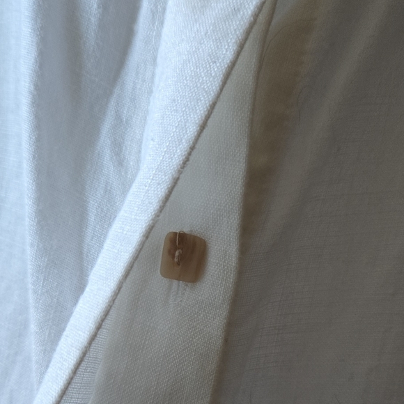 Sigrid Olsen White Embroidered Blouse - Picture 6 of 8